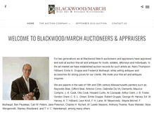Tablet Screenshot of blackwoodauction.com